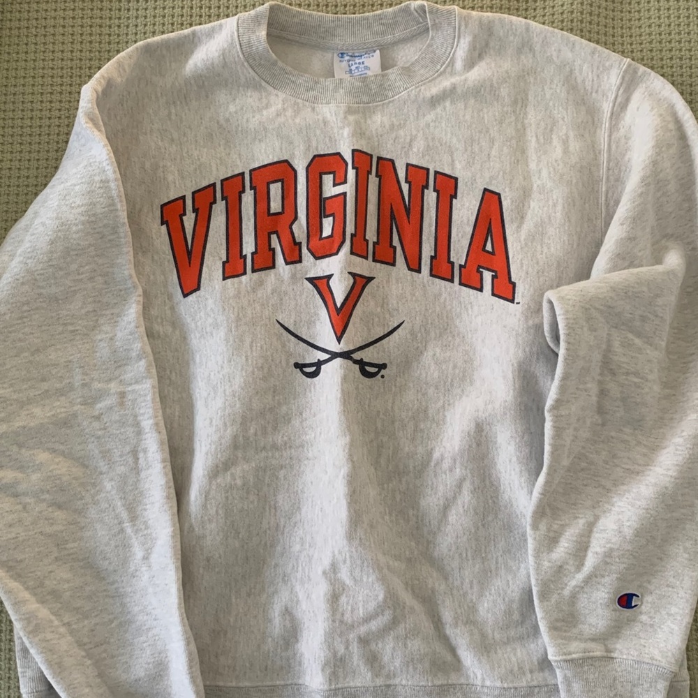 Women’s Champion Reverse Weave varsity sweatshirt